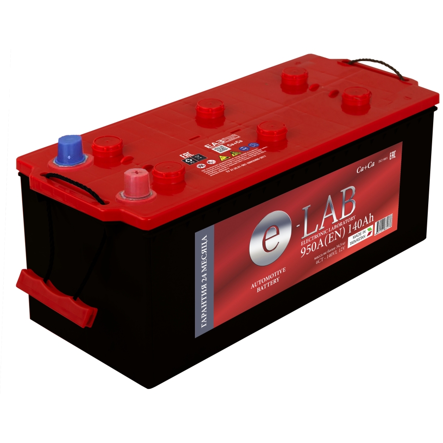 АКБ 6СТ- 140 «E-LAB» п.п.